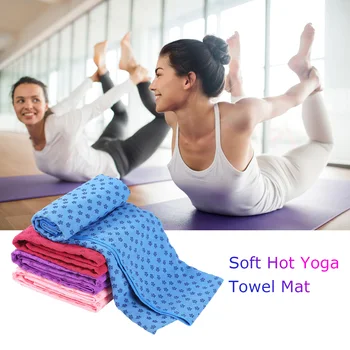 

Yoga Mat Towel Non-Slip Sweat Absorbent Yoga Mat Soft Hot Yoga Towel Absorbent Yoga Towel Foldable Sport Gym Soft Pilates Mats