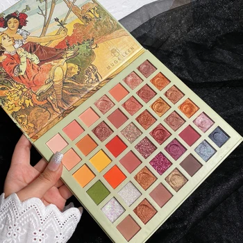 

New 42 Color Glitter Shimmer Matte Eyeshadow Pallete Metallic Diamond Pigmented Smoky Eyeshadow Palette Make Up Palette Cosmetic