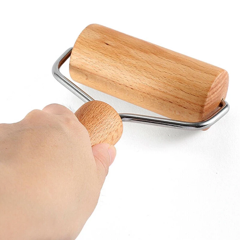 Wooden Rolling Pin Hand Dough Roller For Pastry Fondant Cookie Dough Chapati Pasta Bakery Pizza Kitchen Tool