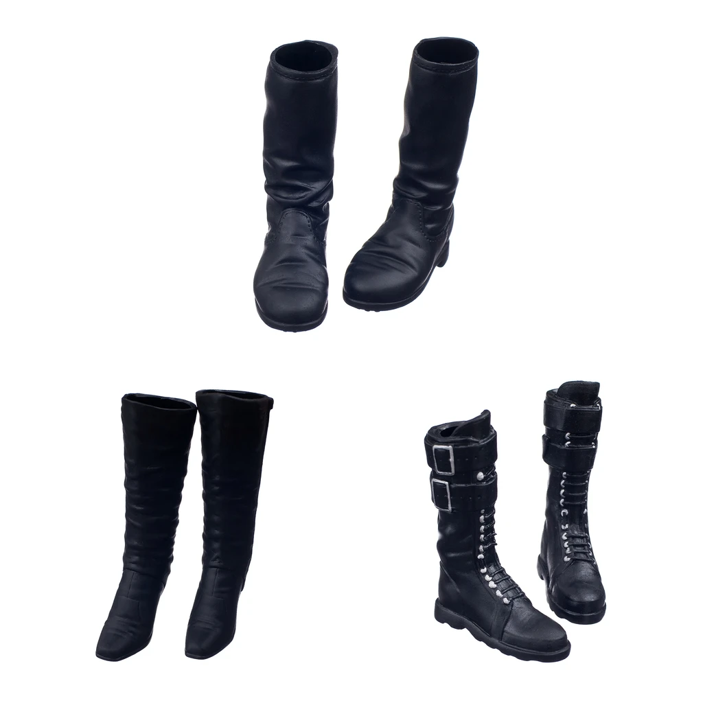 1/6 Scale Female Rude Body Long Boots/High Heel For Kumik HT TTL 12'' Doll Model doll shoes,doll accessories