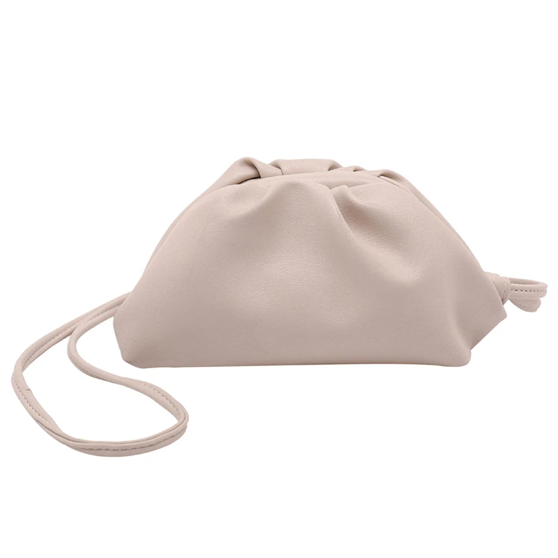 Ceny Mini koperty w chmurze torba, małe, miękkie, pomarszczona kluski torba na ramię małe luksusowe torebki dla kobiet projektant wieczór torebki kopertówki