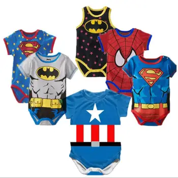100% Cotton Newborn Baby Summer Baby Girl Clothes Baby Boy Rompers Baby Rompers Cartoon ropa bebe Clothing Short Sleeve 1