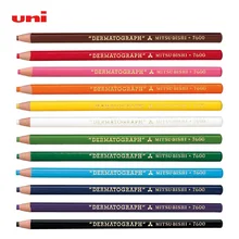 Япония 7600 рулон бумаги масляной карандаш для рисования 12 цветов для письма отрицательная пленка красочные рулон бумаги знак с карандаш для рисования