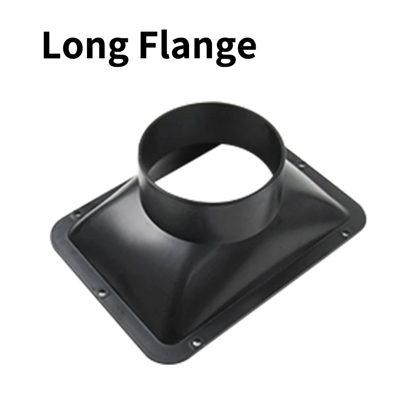 4/6"Round Plastic Flange Ducting Hose Connector Air Ventilation for