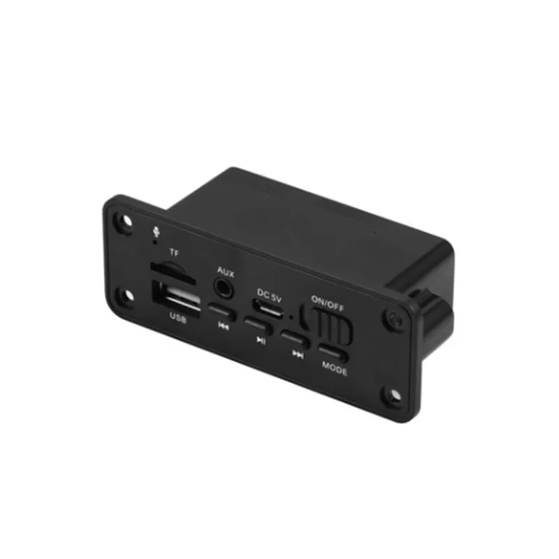 Плата декодера MP3-плеера Bluetooth 5 0 В 2x3 Вт усилитель динамика автомобильный