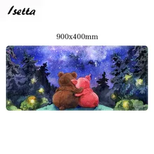 Soft Gaming Mouse Pad Large Mouse pad  Non-Slip Rubber Base Computer Big Keyboard Pad Mat