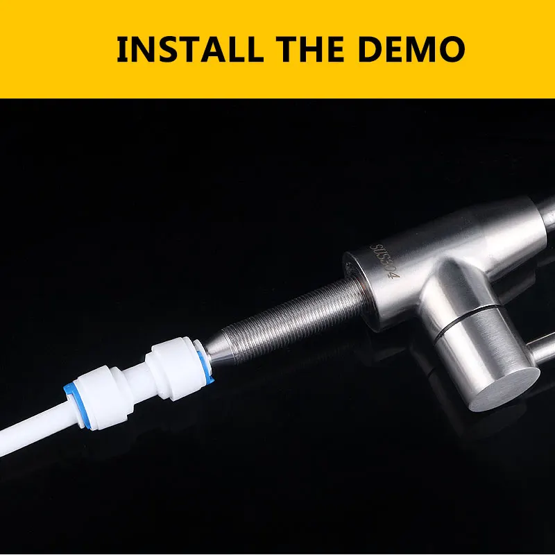 reversa filtro de água potável, aço inoxidável, 1 4 