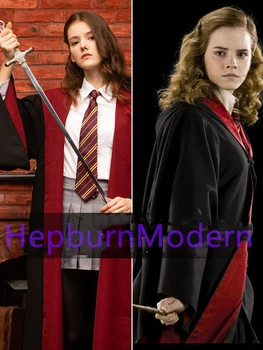 

High quality Magic Robe Magic school uniform Cloak Cosplay clothing Hermione Slytherin Hogg Watts Costume