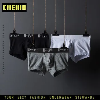 

CMENIN Underwear Men Underpants Men's Panties Boxer Man Cotton Male Boxers Boxershorts Cueca Calzoncillos Gay Solid Boy OR210