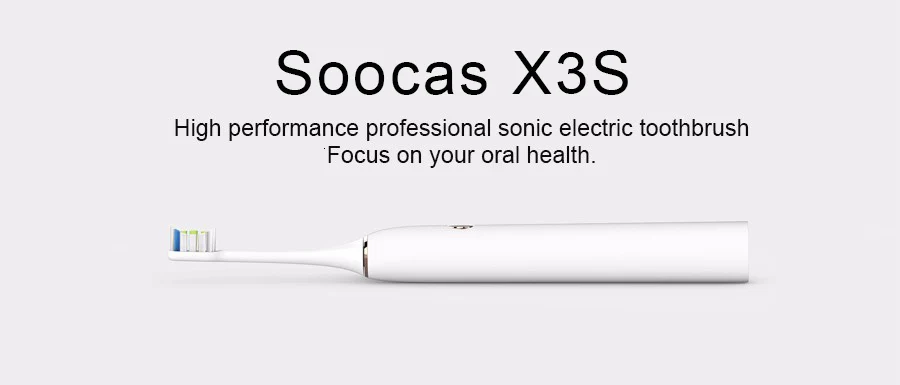 Xiao mi jia зубная щетка Soocare X3 Soocas обновленная электрическая звуковая умная очистка Bluetooth Водонепроницаемая беспроводная зарядка mi Home APP