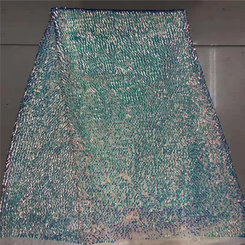 

African Lace Fabric 2020 High Quality French Sequins Lace Fabric new design Nigerian Lace Fabric Embroidery Wedding Lace