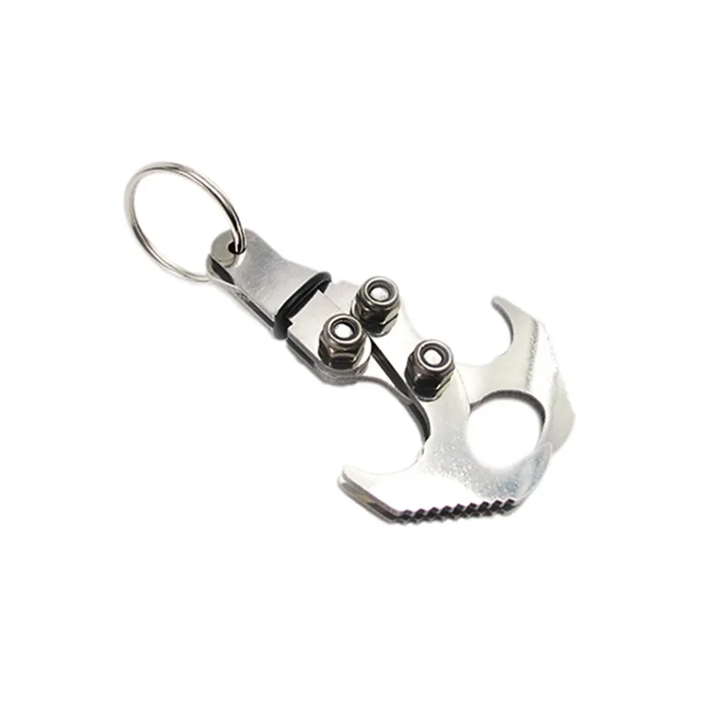 

Hot 1pcs Gravity Hook Outdoor Foldable Grappling Serrated Claws Rescue Tool Camping Hiking Climbing Accessories