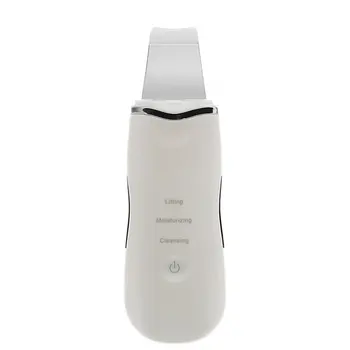 

Ultrasonic Skin Scrubber Deep Cleansing Face Scrubber Vibrating Facial Cleansing Skin Spatula Peeling Beauty Instrument Device