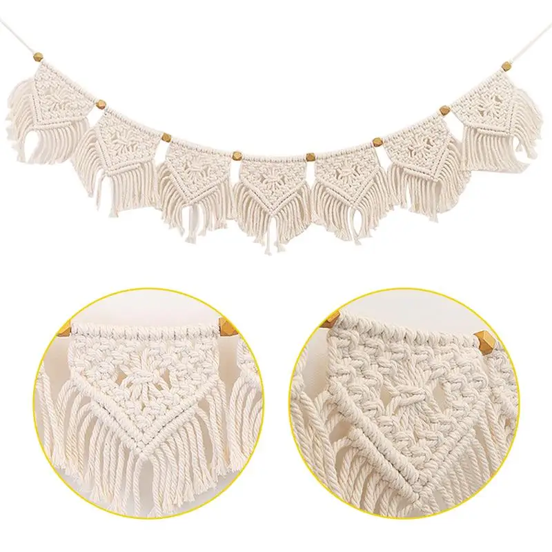 Tapestry Art Wall Accents Yellow Beads Tassels Chic Boho Decor Macrame Bohemian Banners Wall Hanging Dorm Room Home Decoration Tapestry Art Wall Accents Yellow Beads Tassels Chic Boho Decor Macrame Bohemian Banners Wall Hanging Dorm Room Home Decoration