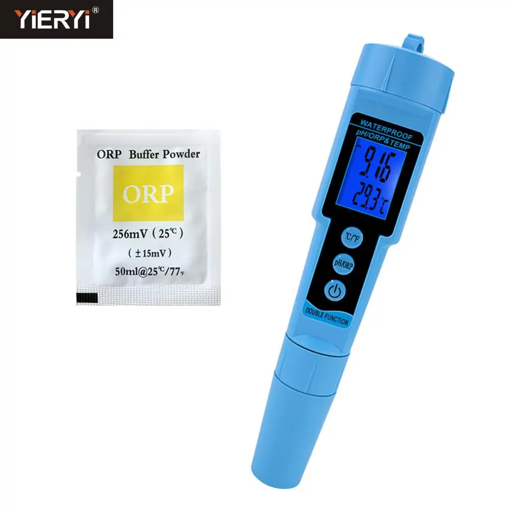 

3 in 1 pH ORP TEMP Meter Water Detector Multi-parameter Digital Tri-Meter Water Quality Monitor Tester
