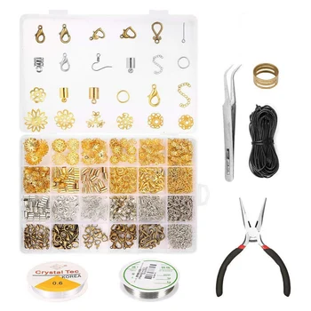 

2020 New 24 Grid Jewelry Making Set DIY Handmade Earrings Necklace Bracelets Accessories Tools
