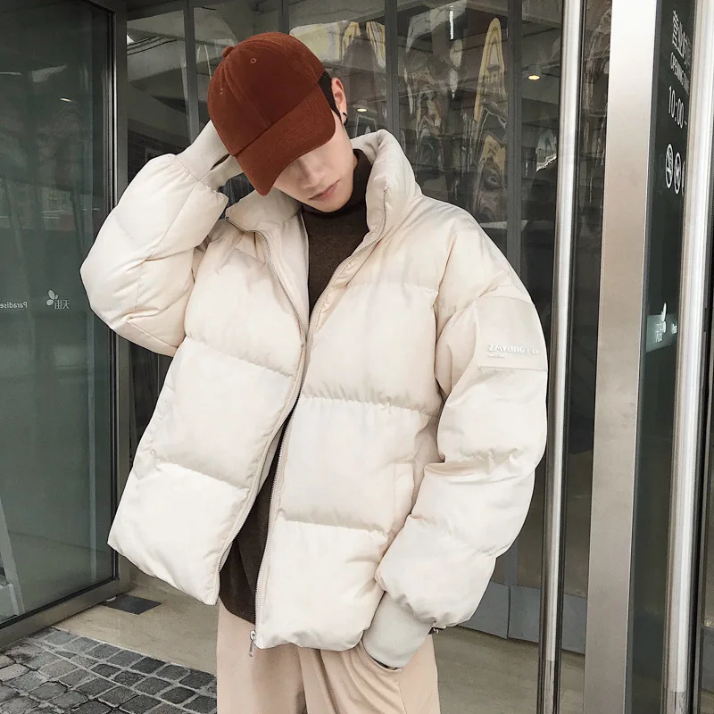 Гонконгский стиль стоячий воротник вниз пальто Лидер продаж хлопчатобумажная стеганая одежда