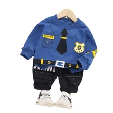 Spring Autumn Baby Boy Girls Cartoon Clothes Children CottonT-Shirt Pants 2Pcs/Sets Infant Fashion Costume Kids Sports Tracksuit