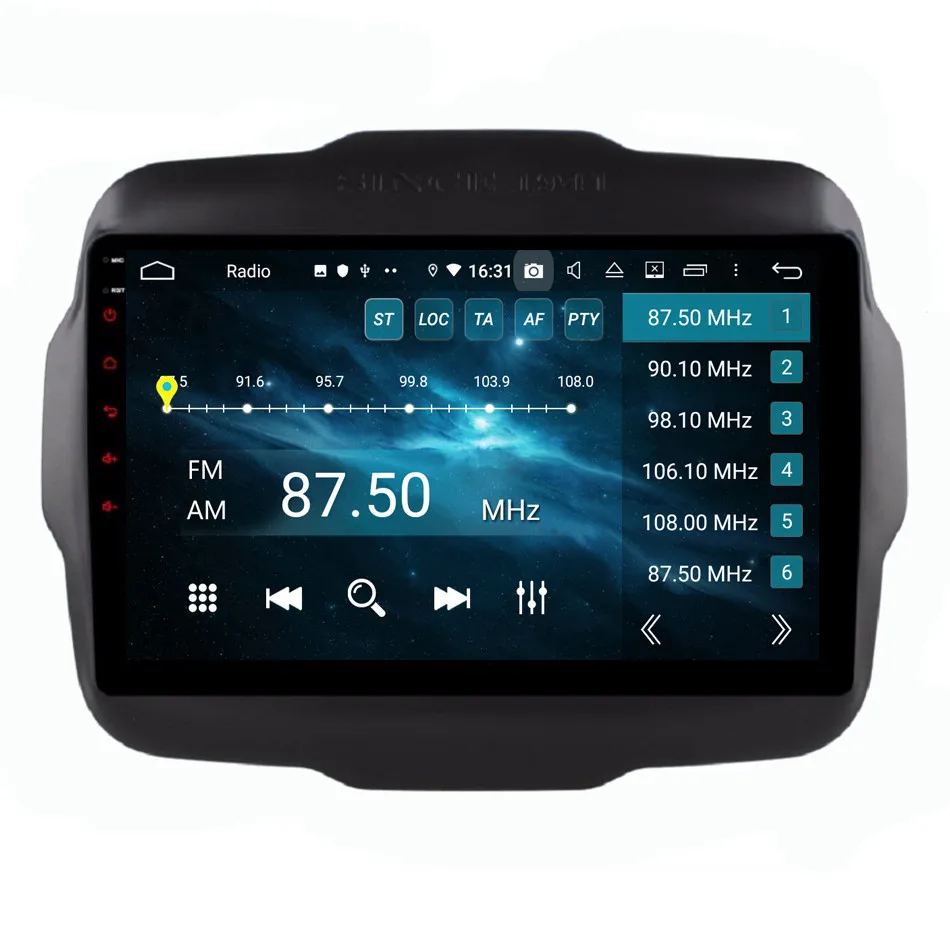 Cheap 9" IPS Octa Core 4G Android 9 DSP 4GB RAM 64GB ROM RDS BT Car DVD Multimedia Player Head Unit Radio For Jeep Renegade 2016-2018 2