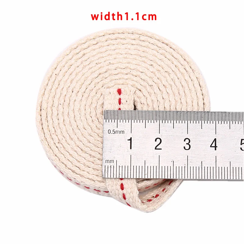 A 1M Kerosene Lamp Wick Braided Cotton Wick Flat Cotton Oil Lamp Wick For Oil Lamp Lamp Wick - Цвет: A