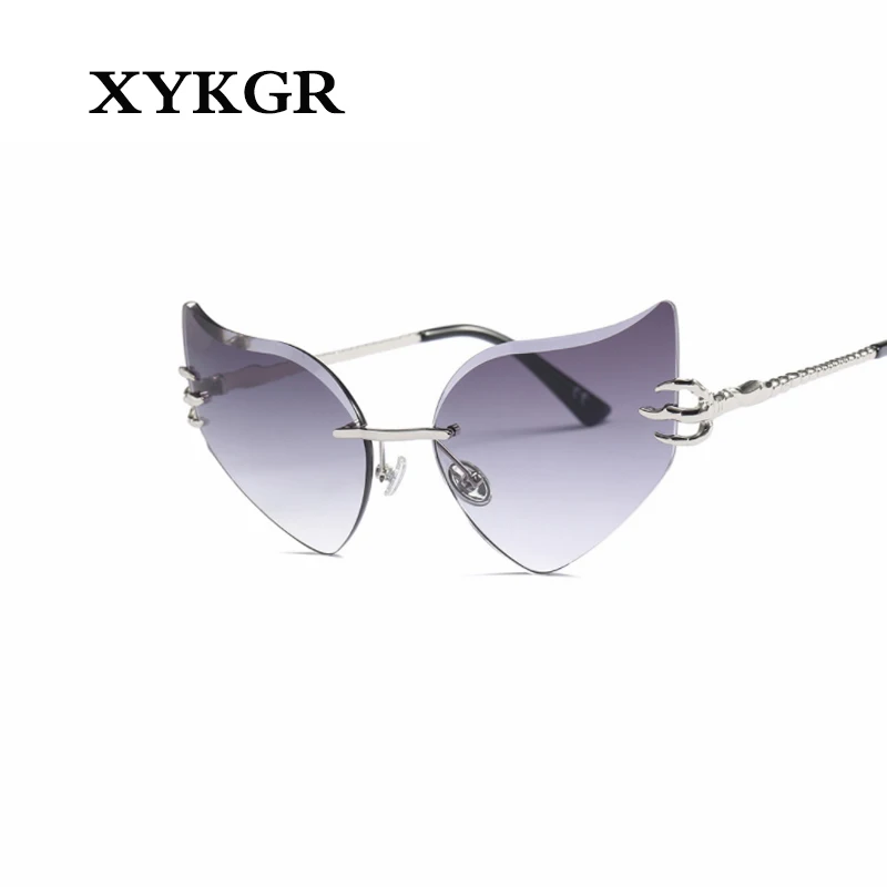 XYKGR, модные, нестандартные солнцезащитные очки, женские, новинка, солнцезащитные очки, брендовые, мужские, уличная съемка, солнцезащитные очки, UV400, градиентные линзы, солнцезащитные очки