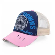 Женские летние бейсболки, дышащие сетчатые шляпы, мужские бейсболка с вышивкой кактус, бейсболка, уличная, хип-хоп, Bone 4n9204