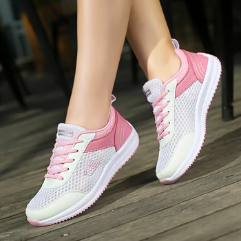 

Sneakers Women Tennis Shoes Tenis Feminino 2020 Cheap Light Soft Gym Sport Shoes Stability Breathable Mesh Tenis Trainers Mujer