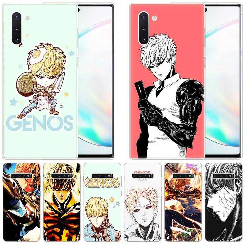 

Anime One Punch Man Genos Silicone Case for Samsung Galaxy Note 10 Pro 9 8 5 M30S M40 S10E S10 5G S9 S8 Plus S7 S6 Edge S5 Cover