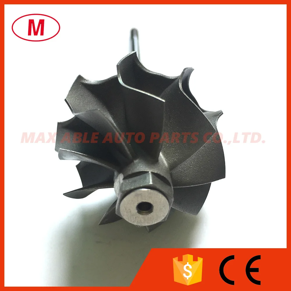 TD03 35.00/40.00mm 9 blades Turbo turbine shaft &wheel/turbine wheel/Turbine shaft/for turbocharger cartridge/CHRA/Core