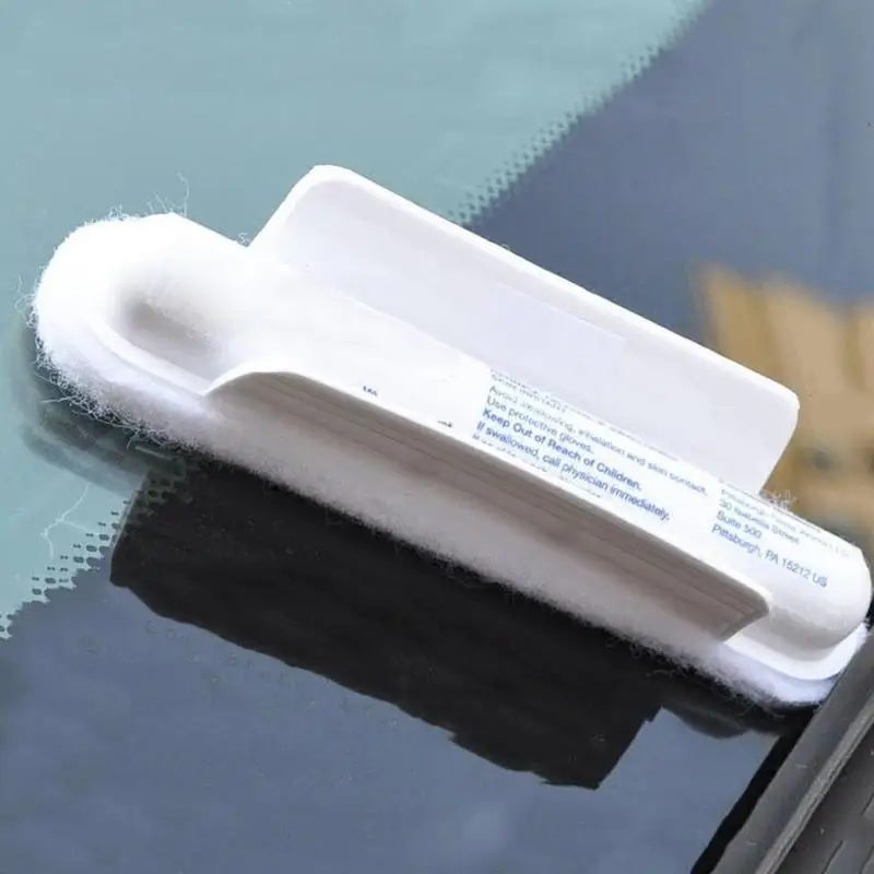 1 шт. Универсальный Анти дождь автомобиля стеклоочистители синий мягкий абсорбент ткань репеллент Автомойка стекло вода дождь лобовое стекло X9X1