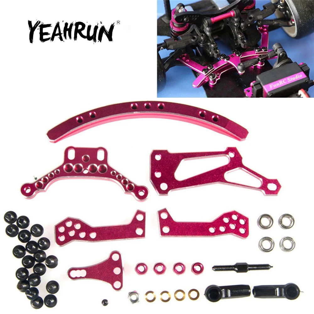 Yeahrun Pink Aluminum Curve Slide Track 