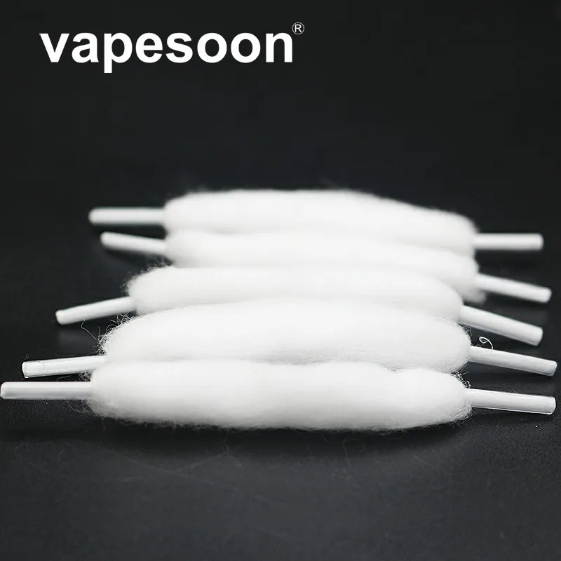 

100pcs e-Cigarette Bravo Cotton Pure Organic Cotton for Vape Vaporizer Rebuildable DIY RDA RBA Atomizer Coil Wick