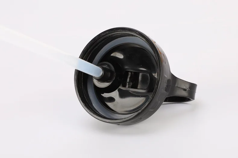 Foreign Trade Wholesale 500 750 Ml Sports Straw Cup Single Layer Stainless Steel Arc Cup Outdoor Hand Customizable