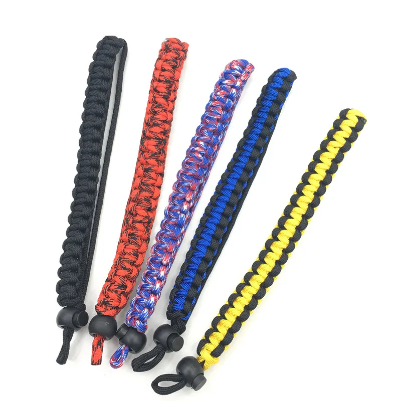 Новейший наручный ремешок для цифровой камеры Paracord плетеный браслет Nikon Canon Sony