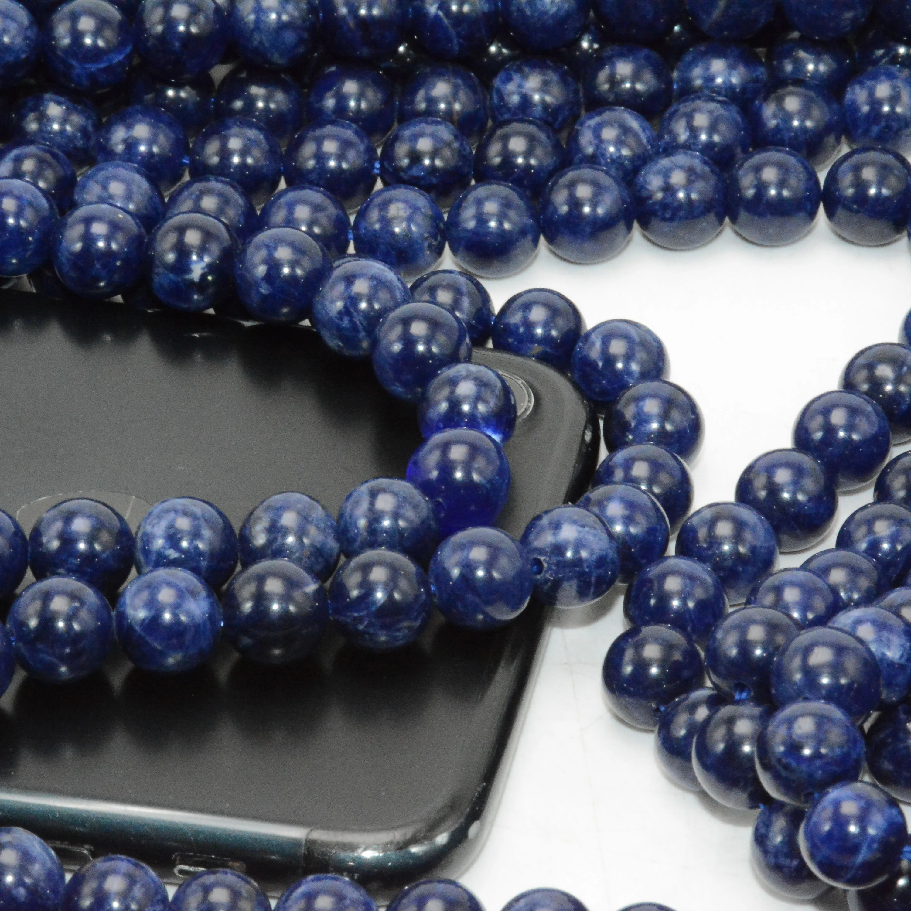 Natural African Sodalite Loose Round Beads 8mm | Украшения и аксессуары