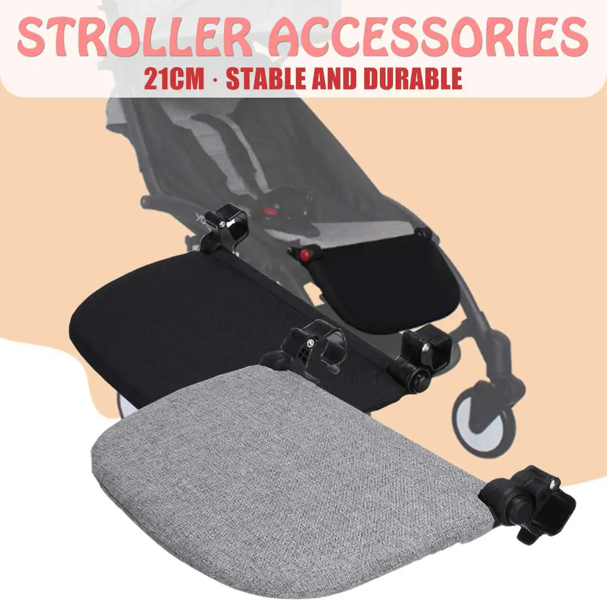 Hight Quality Baby Stroller Accessories Footboard for Babyzenes Yoyo Yoya YuYu Foot Rest Infant Carriages 21cm Feetboard Hight Quality Baby Stroller Accessories Footboard for Babyzenes Yoyo Yoya YuYu Foot Rest Infant Carriages 21cm Feetboard