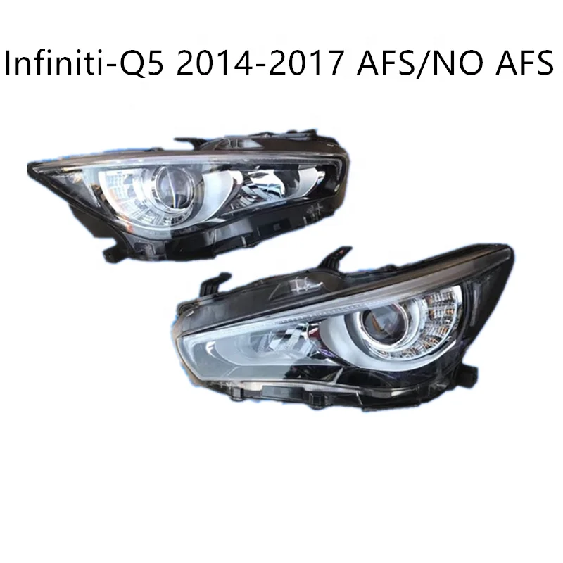 Made for 2014 -- 2017 Q50 headlamp assembly with high  LED belt steering without belt headlight