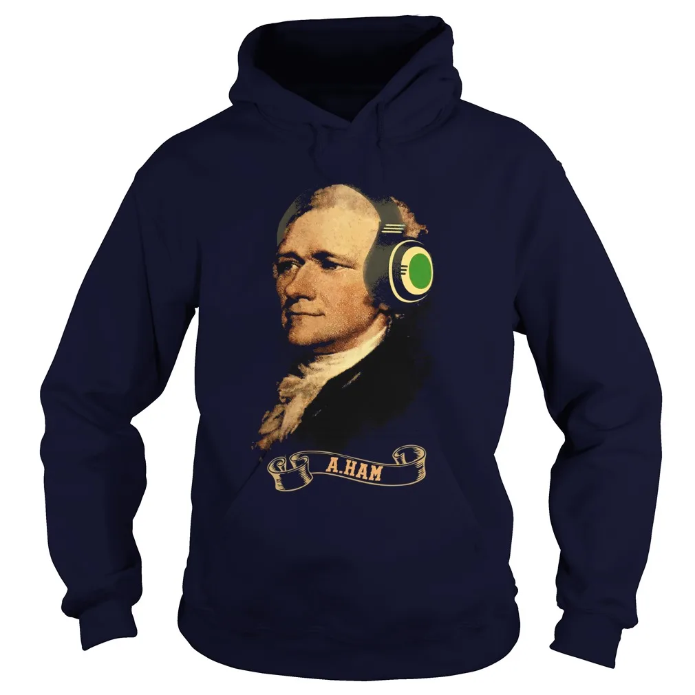 Толстовка унисекс с капюшоном Hamilton Ear Phones