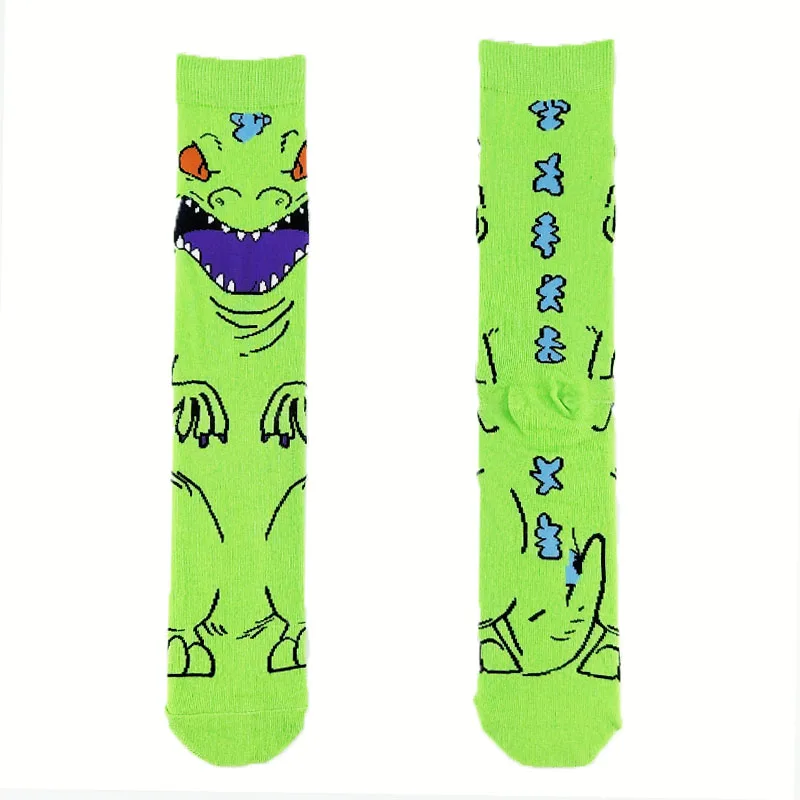 Мужские носки с героями мультфильмов, хип-хоп, чудо, большой размер носки, Супер герои, забавные удобные цветные носки, счастливые хлопковые носки - Цвет: 37