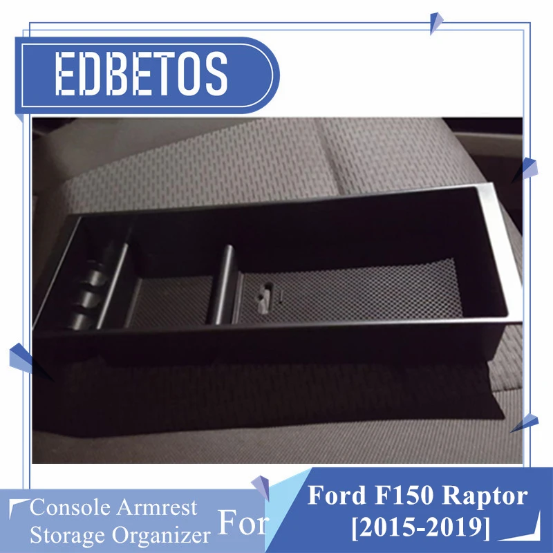 Для Ford F150 Raptor 2015 2016 2017 2018 2019 центральный Conosle Органайзер лоток для - Цена: 