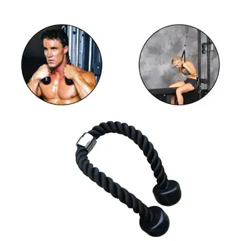 

68cm 2in Tricep Rope Multi Gym Push Up Pull Down Cord Bodybuilding Attachment Cable Muscle Traning Fitness Sports Equipment