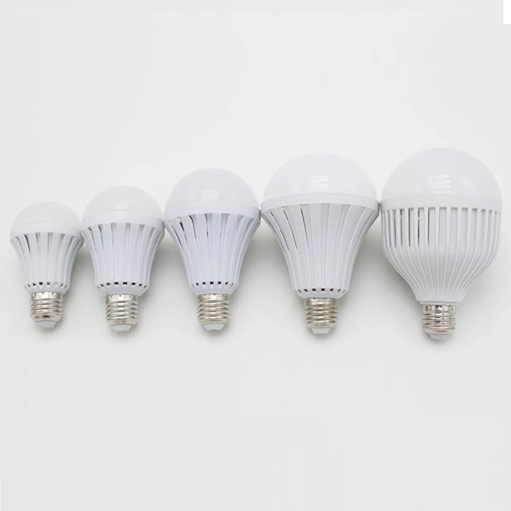 LED Smart Emergency Bulb E27 5w 9W 12W Led Emergency Light AC220V Rechargeable Battery Lighting Lamp for Outdoor Lighting Bombil 5