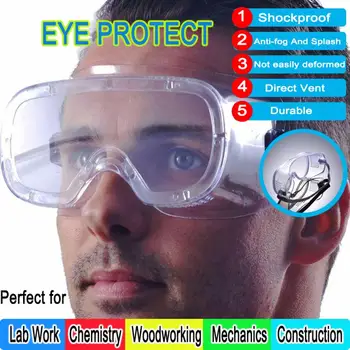 

Motorcycle Glasses Riding Driving Anti-fog Eyewear Protective Goggles Eye Protect For Lab Chemistry Woodworking Mechanics