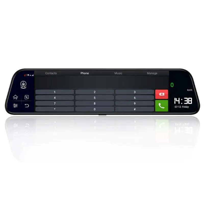 4G Android 8,1 зеркало заднего вида автомобиля dvr камера gps Bluetooth навигация fm-передатчик обратное изображение Google навигация Bluetooth