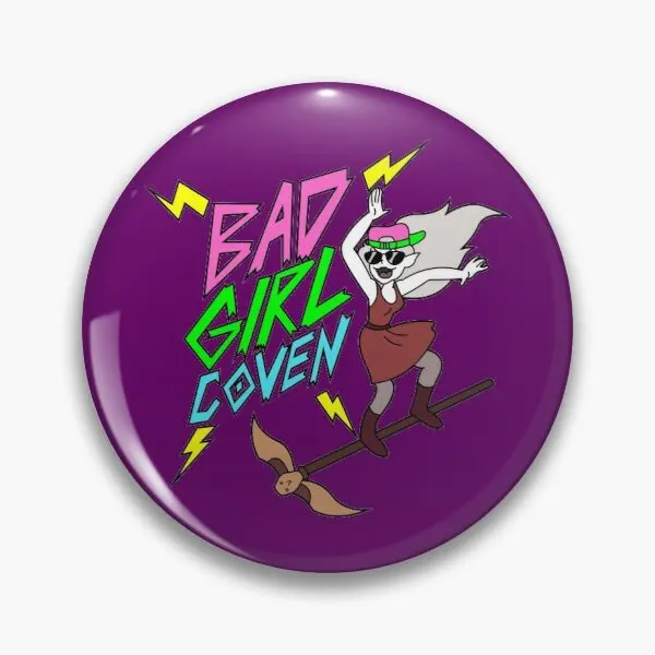 Bad Girl Coven bvo Soft Enamel Pin Decor Hat Women Creative Metal Badge Brooch Jewelry Cartoon Collar Cute Funny Gift Fashion | Дом и сад