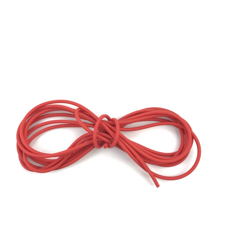 Natural Red Latex Slingshots Rubber Tube 0.5/1/2/3/4/5M for Hunting Shooting High Elastic Tubing Band Accessories 2X5mm Diameter | Спорт и