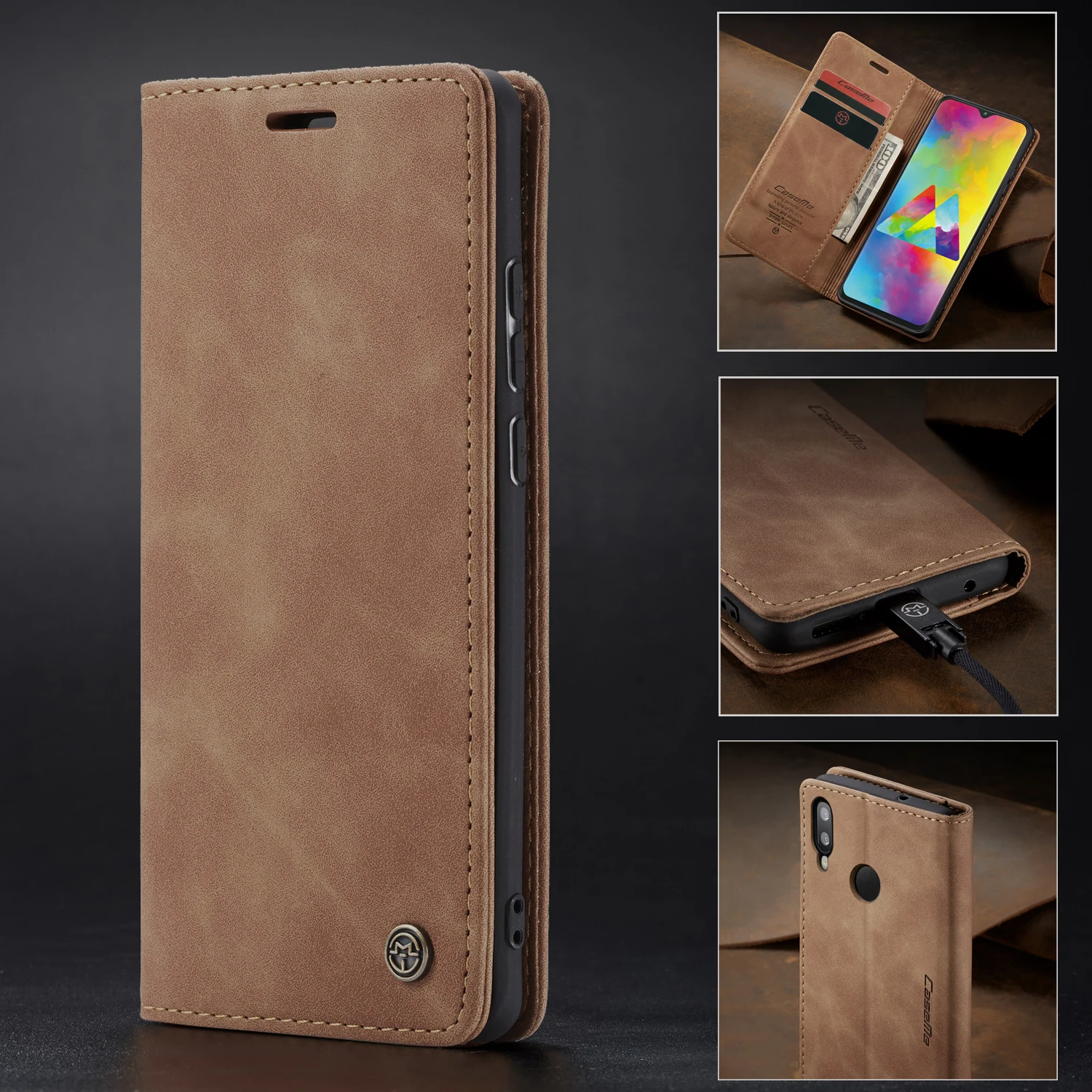 

Retro Flip Case For Samsung Galaxy S10 Plus S10E S10 5G Magnetic Leather Wallet Slot Stand Case For Samsung Galaxy M20 M10 Cover