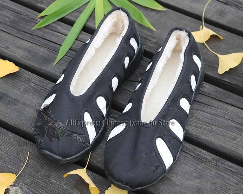 Men's Women's Winter Tai Chi Shoes Wudang Taoist Sneakers Kung fu Martial arts Shoes Wushu Wing Chun Footwear