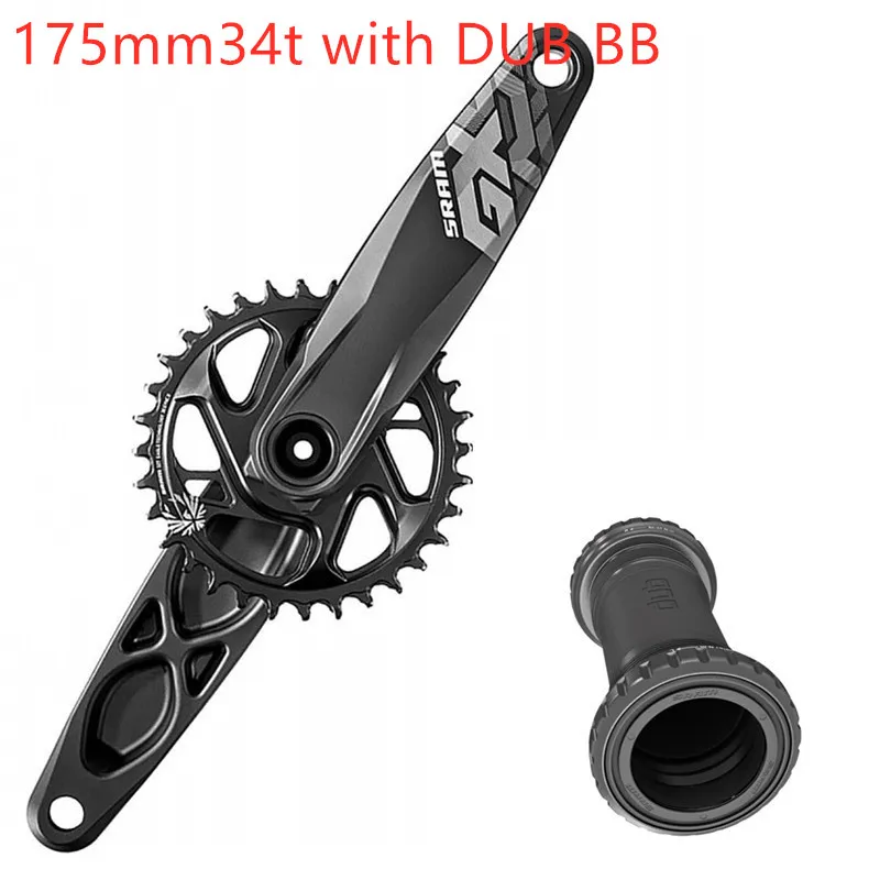 SRAM GX EAGLE DUB Crankset 34T 170 мм 175 мм MTB с двумя бортами велосипедный Кривошип с DUB BSA Нижний Кронштейн - Цвет: 175mm34t with DUB BB