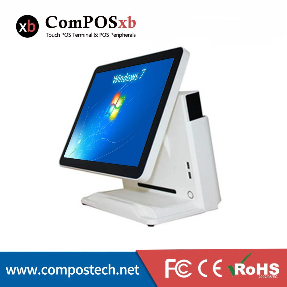 Самая популярная 15 дюймовая POS система с сенсорным экраном терминальная машина